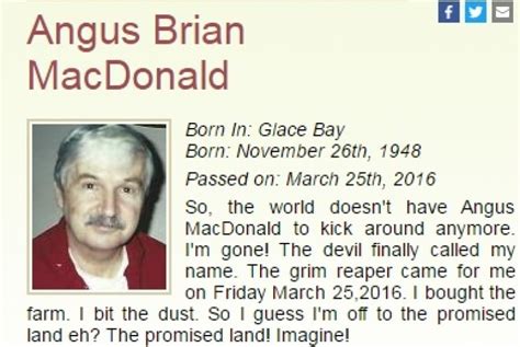 <b>Obituaries</b> Government GOVERNMENT Federal First Nations Provincial Municipal Groceries, Convenience, Alcohol Health & Wellness HEALTH & WELLNESS Alternative Healthcare Associations, Organizations Dental Care Diet & Nutrition Eye Care Fitness & Exercise Hospitals, Clinics Long-Term Care Medical Products & Equipment. . Cape breton obituaries